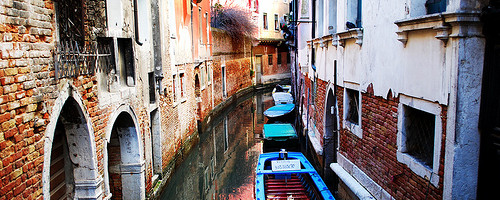 Gondola ride in Venice, Italy