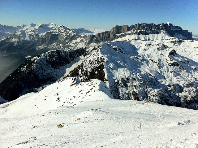 Skiing in Chamonix, France