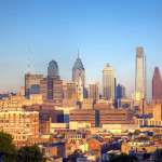 The Philly Skyline on a sunny day