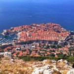 aerial view of Dubrovnik