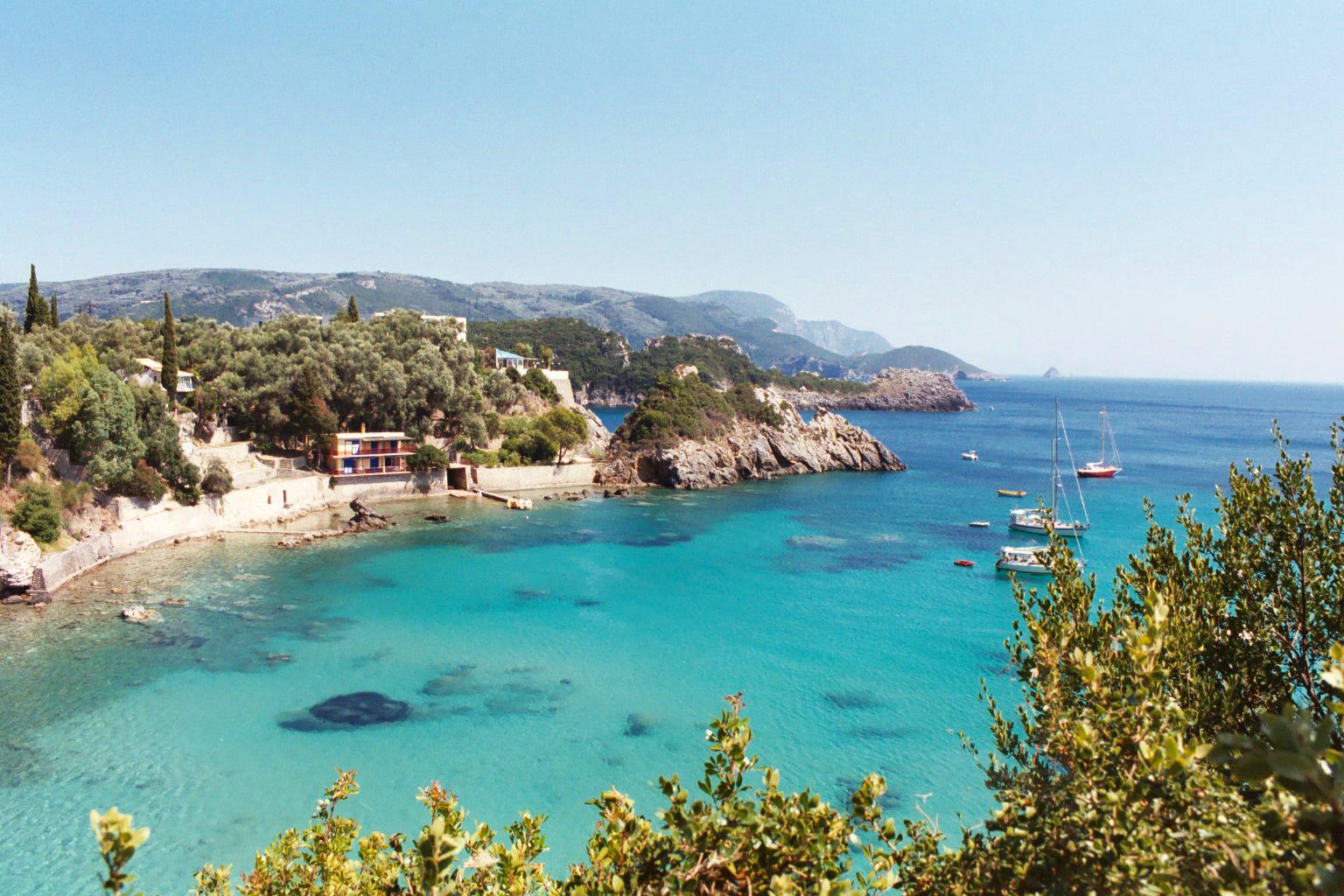 Corfu Island off the coast of Greece
